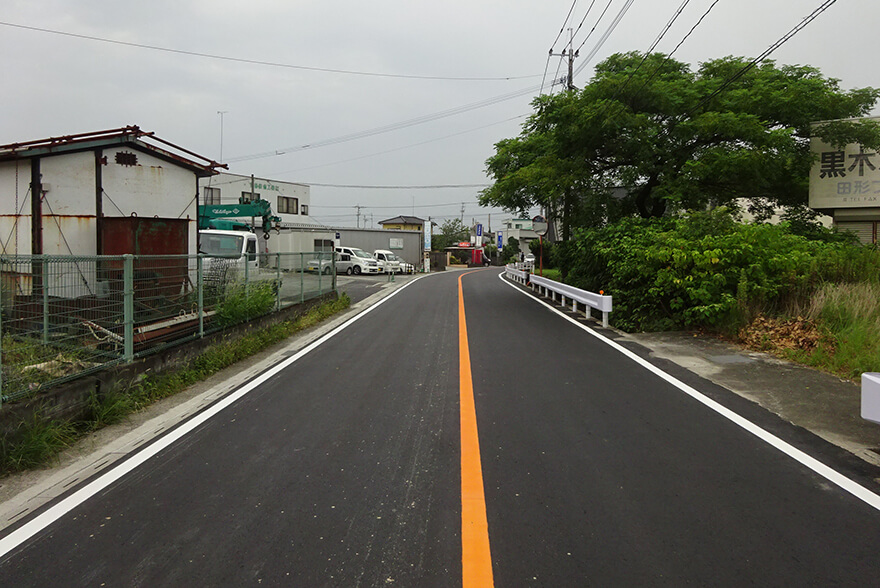 石橋組 市道吉田岩崎蒲原線道路維持（舗装）工事