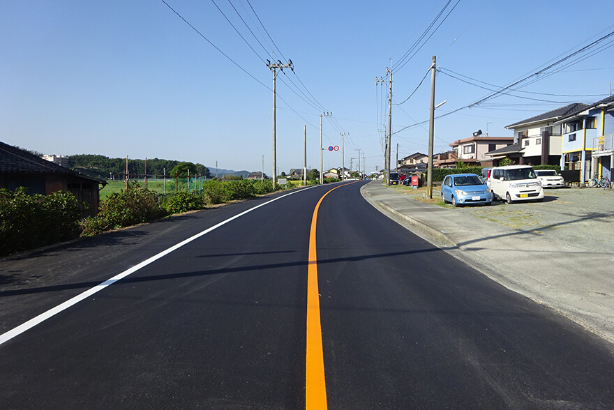 石橋組 市道柳島線外道路維持（舗装）工事