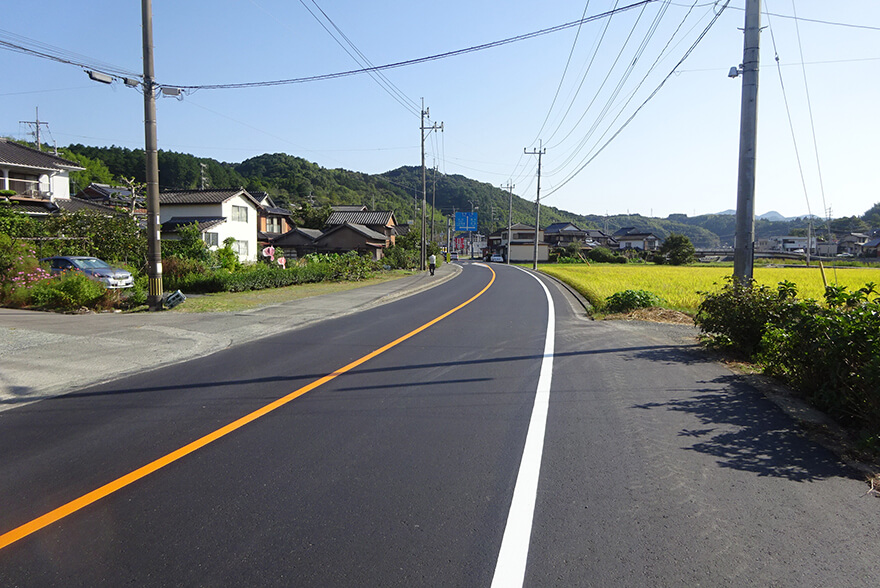 石橋組 市道柳島線外道路維持（舗装）工事