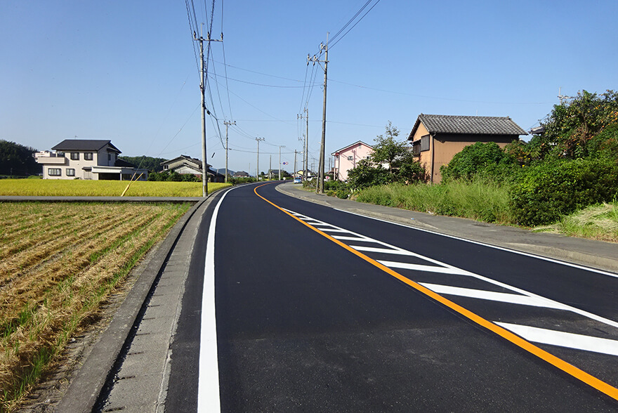 石橋組 市道柳島線外道路維持（舗装）工事