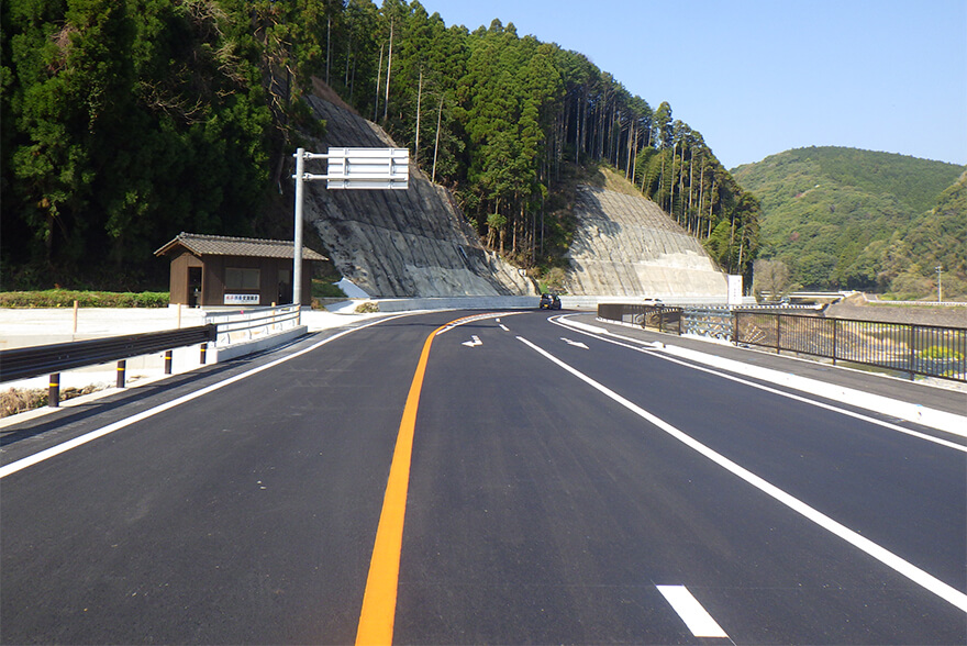 http://県道八女香春線（長野工区）道路拡幅工事（10工区）